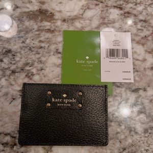 Kate Spade black care card wallet